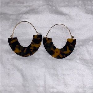 Tortoise earrings